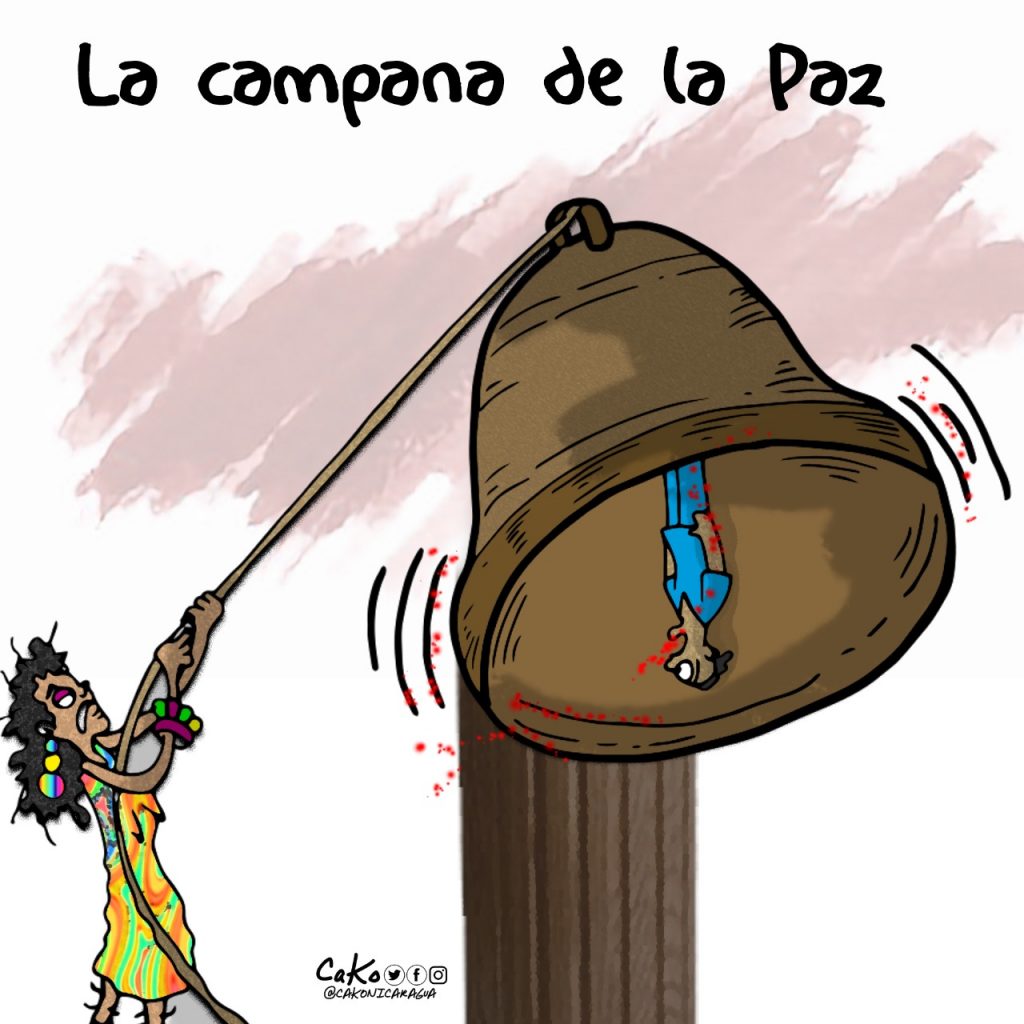 La Caricatura: La campana de la paz repica por la libertad de los presos políticos