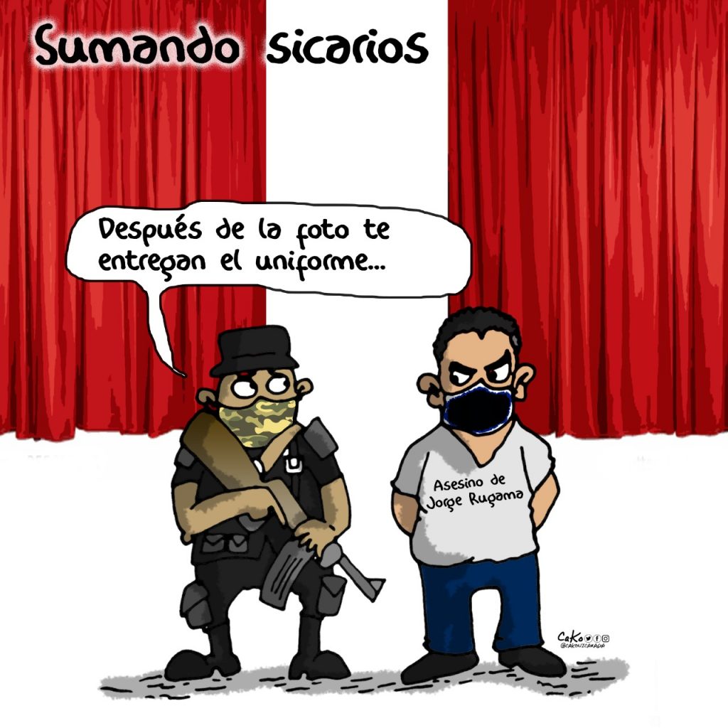 La Caricatura: La polisilla sumando sicarios