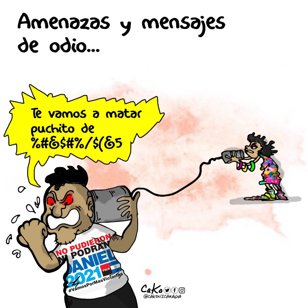La Caricatura: Mensajes de odio