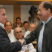 Daniel Ortega y José Adán Aguerri, durante su "amorío" de más de una década