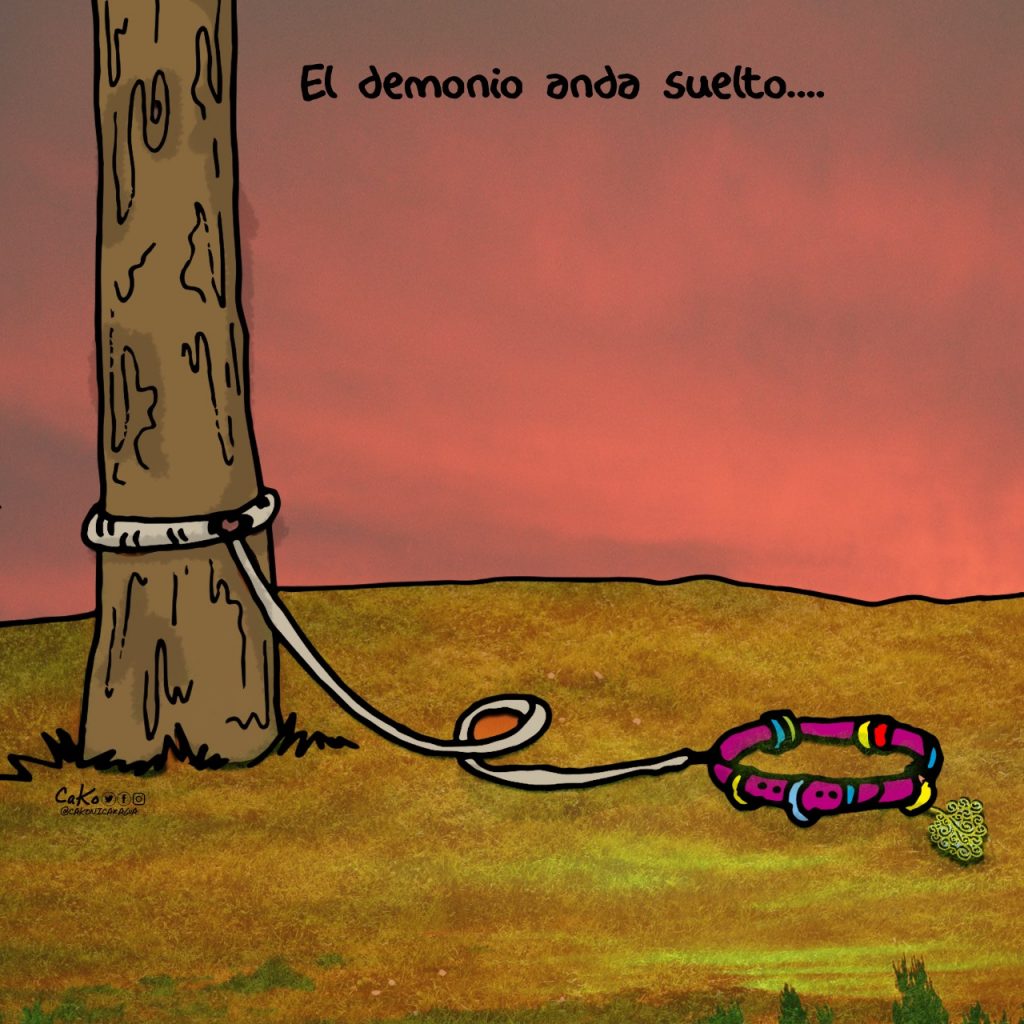La Caricatura: El demonio anda suelto en la munda