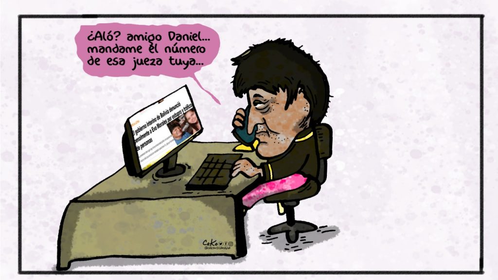 Evo quiere a los jueces de Ortega
