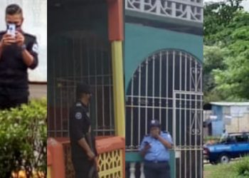 Segundo día de asedio paramilitar y policial a opositores y periodistas de Nicaragua. Foto: Cortesía.