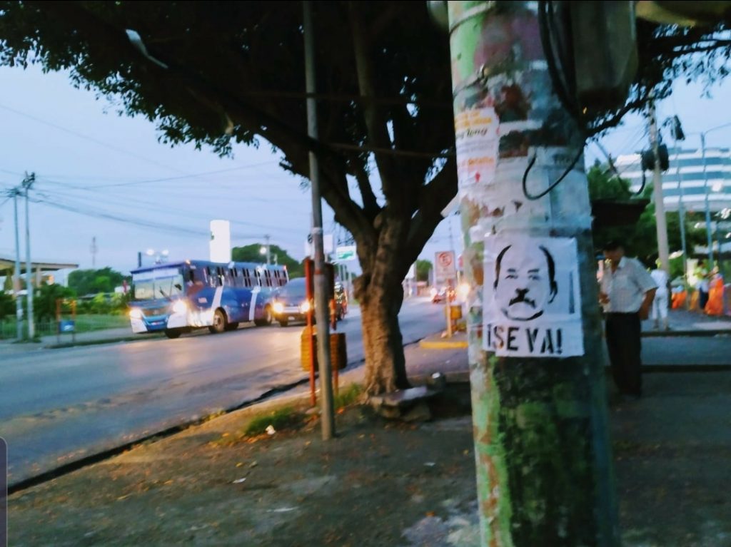 Operación «Preso 198» inunda Nicaragua con propaganda contra la dictadura con el mensaje: «Se va»