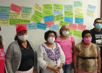 Familiares de víctimas de femicidio denuncian impunidad. Foto: N. Pérez/Artículo 66