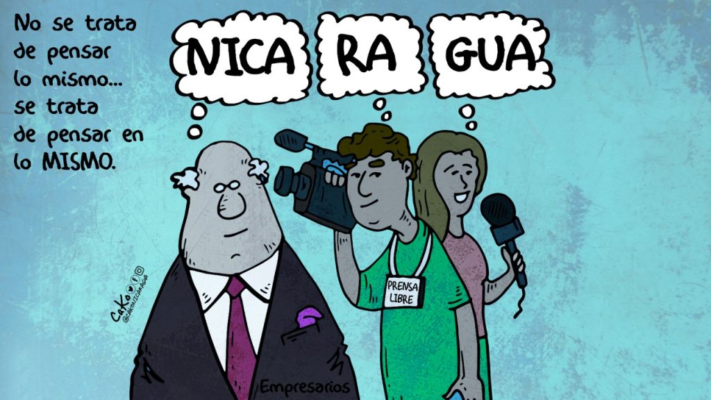 La Caricatura: Por los periodistas y empresarios en su día