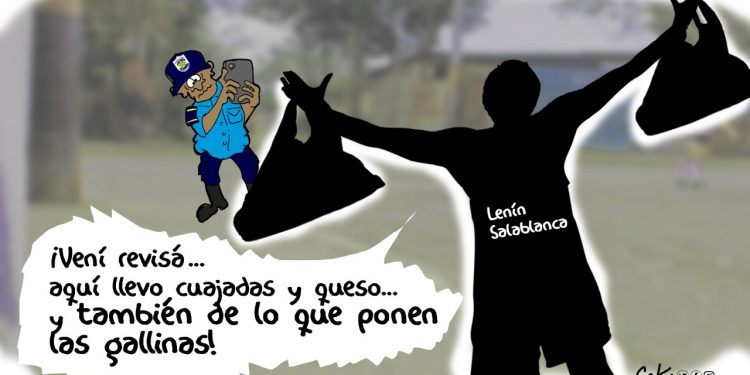 La Caricatura: Sin miedo ante la Policía sandinista