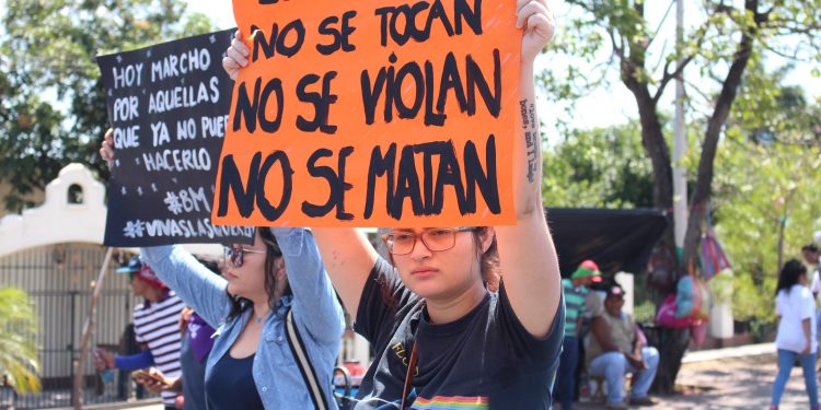 Organizaciones feministas demandan que se esclarezcan los femicidios en Nicaragua. Foto: A. Navarro/Artículo 66