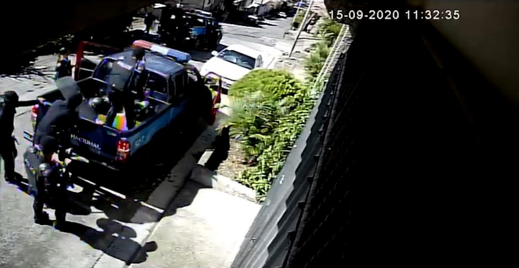 Policía de Ortega cerca el canal de televisión Notimat, de Matagalpa