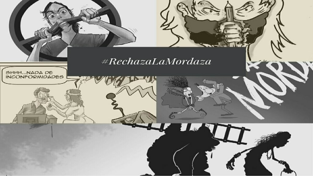 #RechazaLaMordaza: La crítica de los caricaturistas contra Ley de Ciberdelito