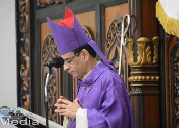 Monseñor Álvarez llamó construir un país institucional donde se superen las visiones «miopes». Foto: Diócesis de Matagalpa