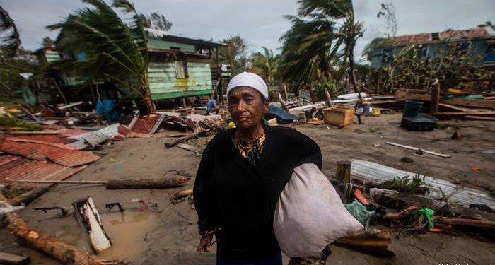Iota ya tocó tierra en Nicaragua y es el huracán más poderoso de la historia en el país. Foto: DW