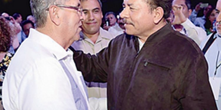 Arnoldo Alemán y Daniel Ortega