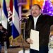 Daniel Ortega se declara víctima de «protesta armada» ante cuerpo diplomático. Foto: Gobierno.