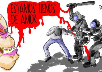 La Caricatura: Llenos de amor y propagan asedio y represión
