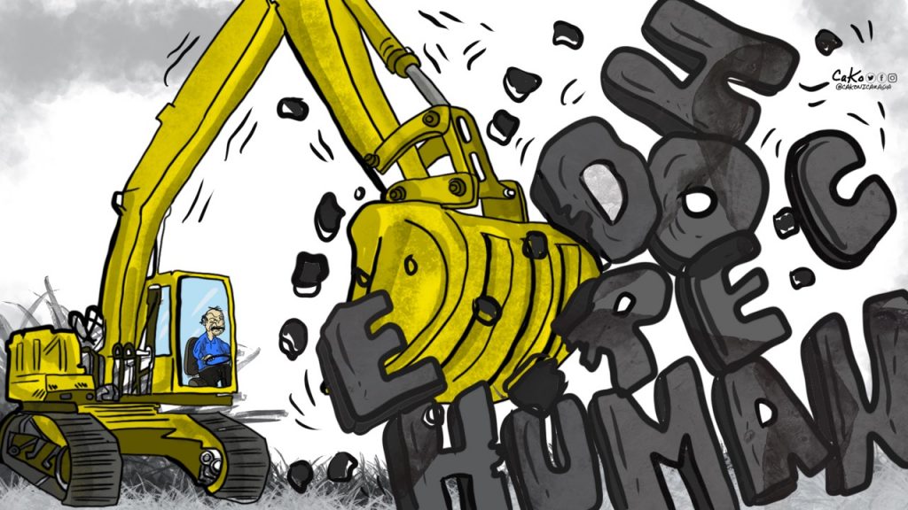La Caricatura: El demoledor de los derechos humanos
