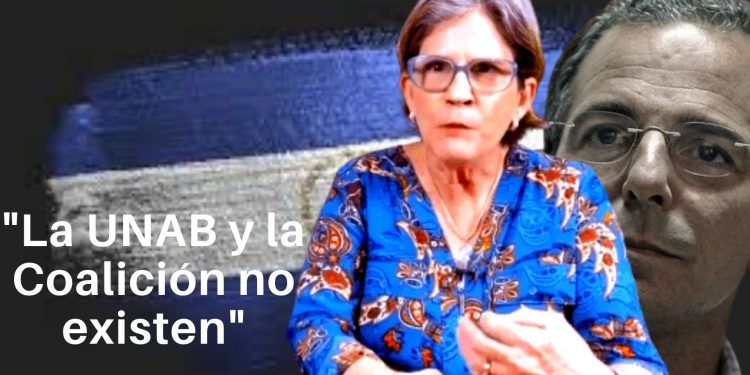 Kitty Monterrey desconoce a la UNAB y a la Coalición mientras se supone hacía un llamado a la unidad