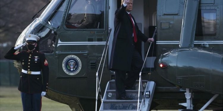 Donald Trump: «Volveremos de alguna manera». Foto: Getty Images.
