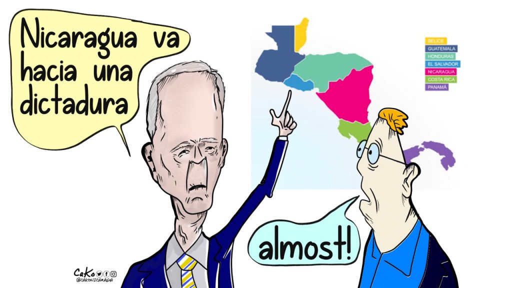 La Caricatura: Biden casi la pega