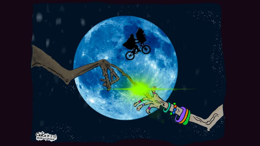 La Caricatura: Contacto extraterrestre
