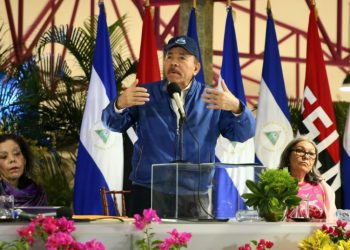 Daniel Ortega, en una de sus comparecencias públicas. Foto: CCC