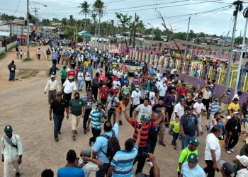 Indígenas y afrodescendientes de la Costa Caribe salen a las calles para demandar reformas electorales y justicia. Foto: Cortesía.
