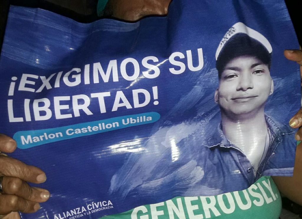 Régimen de Nicaragua libera al preso político Marlon Castellón