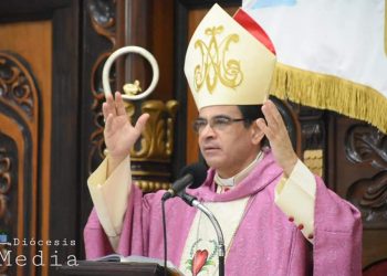 Monseñor Rolando Álvarez: «Se puede construir una nueva Nicaragua a pesar de los profetas de la desesperanza». Foto: Artículo 66 /Diócesis Media