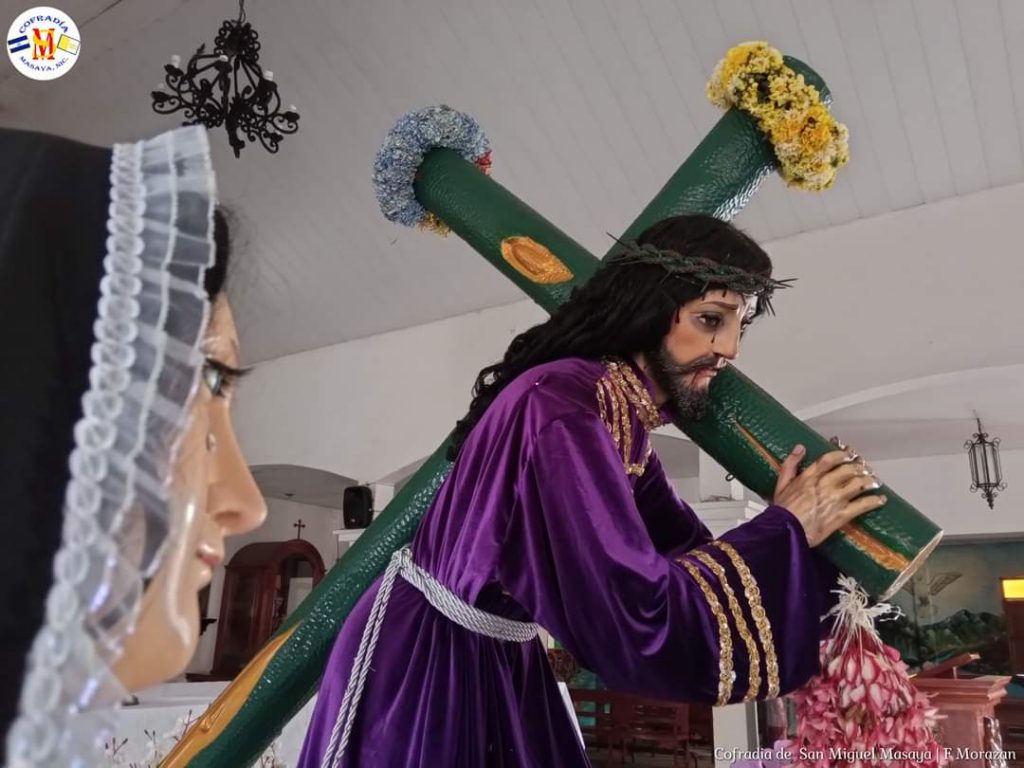 COVID-19 obliga a iglesias católicas de Masaya a realizar variantes en fiestas de Semana Santa. Foto: Iglesia San Miguel