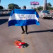 Sergio Beteta, el opositor que hace un año desafió al régimen de Ortega, quemando la bandera rojinegra. Foto: Artículo 66