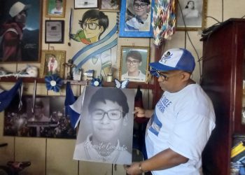 «Recuerdo como si fuera ayer el asesinato de mi hijo» relata el padre de Alvarito Conrado. Foto: Artículo 66 / Noel Miranda