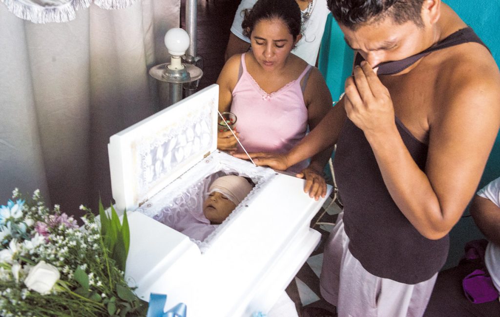 Se cumplen tres años del asesinato impune del niño Teyler Lorío. Foto: Artículo 66 / La Prensa