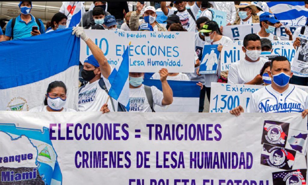 Nicaragüenses en Europa demandan reforma electoral que cumpla con los estándares internacionales