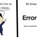 La Caricatura: Error 404