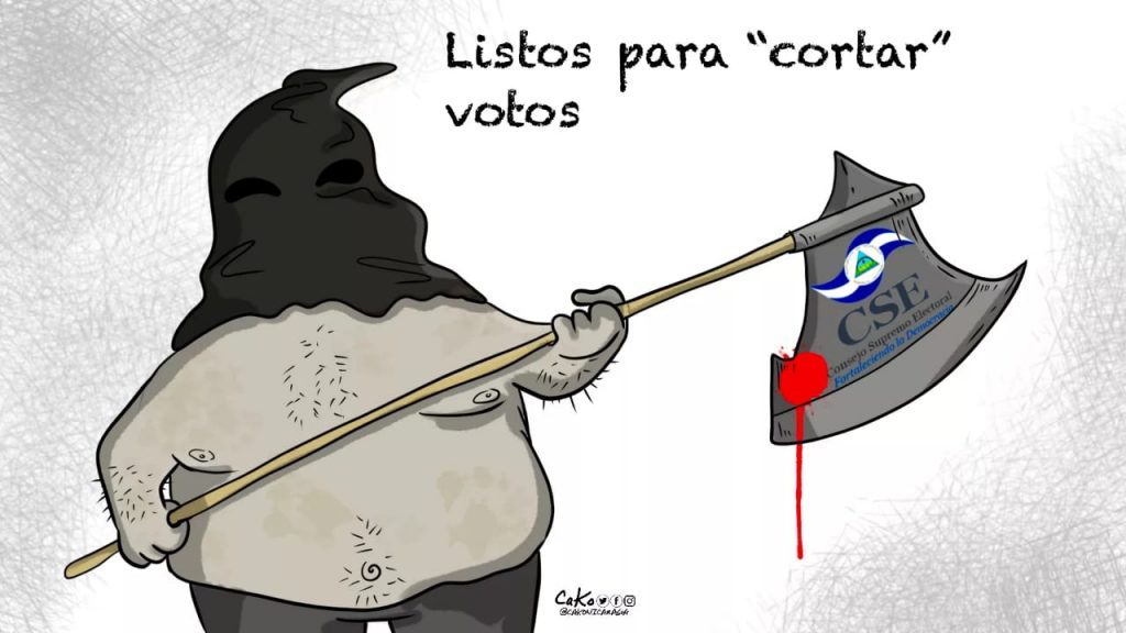 La Caricatura: Cortando votos