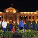 Daniel Ortega y sus aliados celebrando el natalicio de Sandino