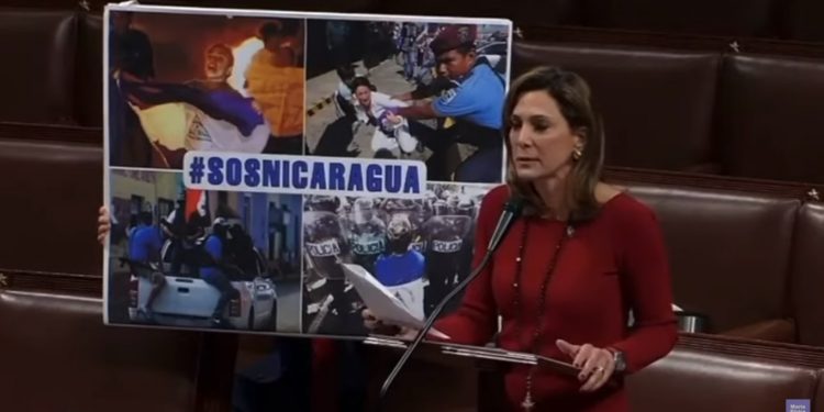 María Elvira Salazar denuncia persecución a la Iglesia de Nicaragua.