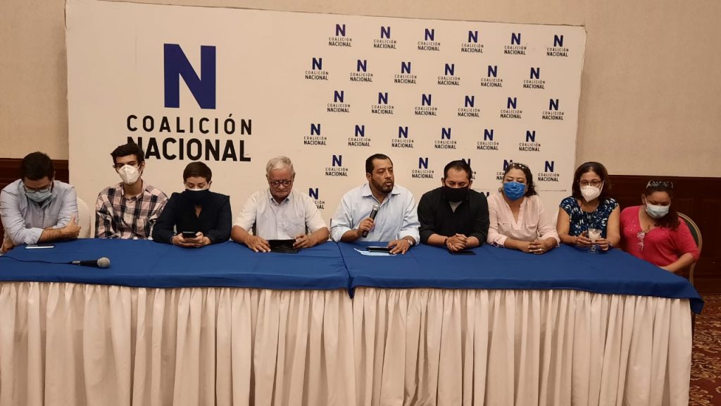 Coalición Nacional llama a la movilización ciudadana para exigir la liberación de precandidatos presidenciales