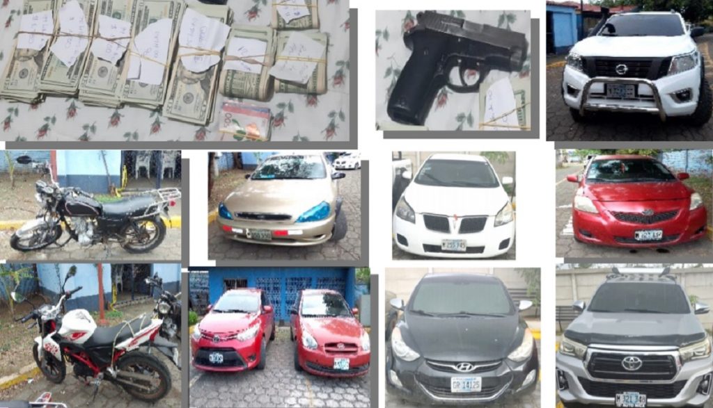 Policía orteguista decomisa más de 400 mil dólares en un operativo «antinarcótico»