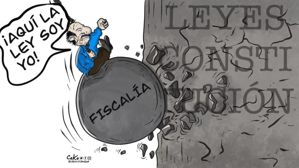 La Caricatura:  La ley soy yo
