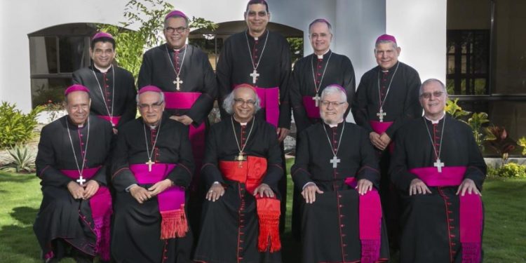 Obispos miembros de la Conferencia Episcopal de Nicaragua. Foto/Archivo: Religión Digital