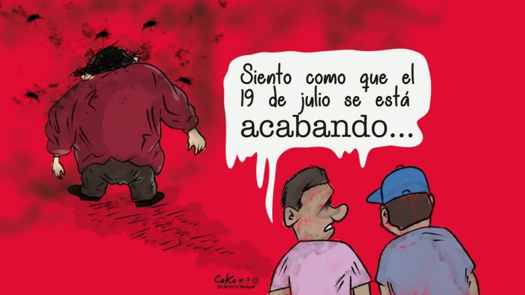La Caricatura: La decadencia del 19 de julio