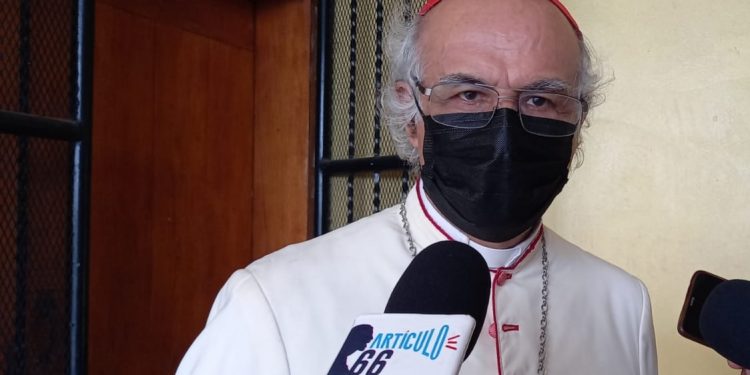 Cardenal Brenes: Si el Gobierno toma represalias contra sacerdotes «sean bienvenidas y siempre las vamos a afrontar como en los 80». Foto: N. Miranda/Artículo 66.