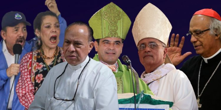 Ortega y Murillo se lanzan contra sacerdotes: «A la par de la cruz, los crímenes más brutales»