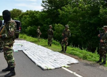 Ejército ejecuta otro «quiebre» de drogas sin narcotraficantes capturados. Foto: Medios oficialistas.
