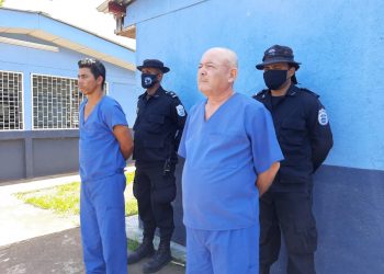 Alta ficha del FSLN en Río San Juan presentado como narco ante la Policía orteguista. Foto: Policía