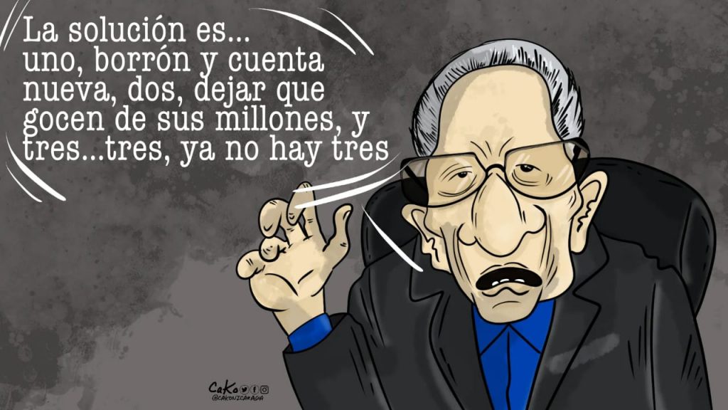La Caricatura: La solución según conveniencia