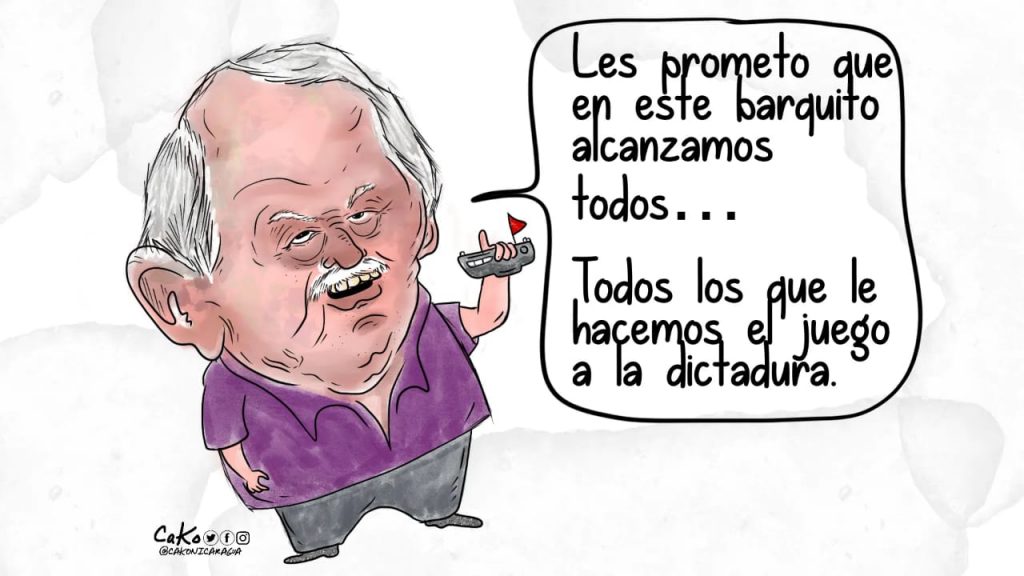La Caricatura:  El barquito de juguete