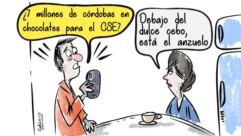 La Caricatura: Los chocolates para endulzar el fraude