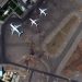 Imágenes de satélite de la situación en el aeropuerto de Kabul. Fotos: Satélite / EFE.